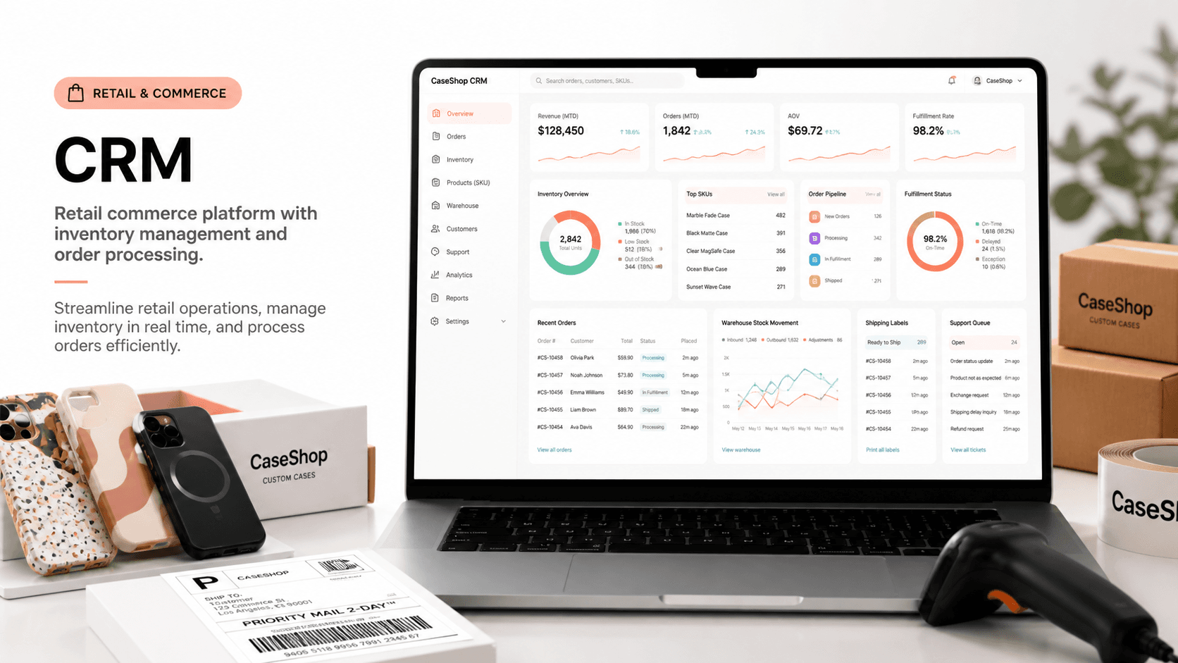 CRM project preview