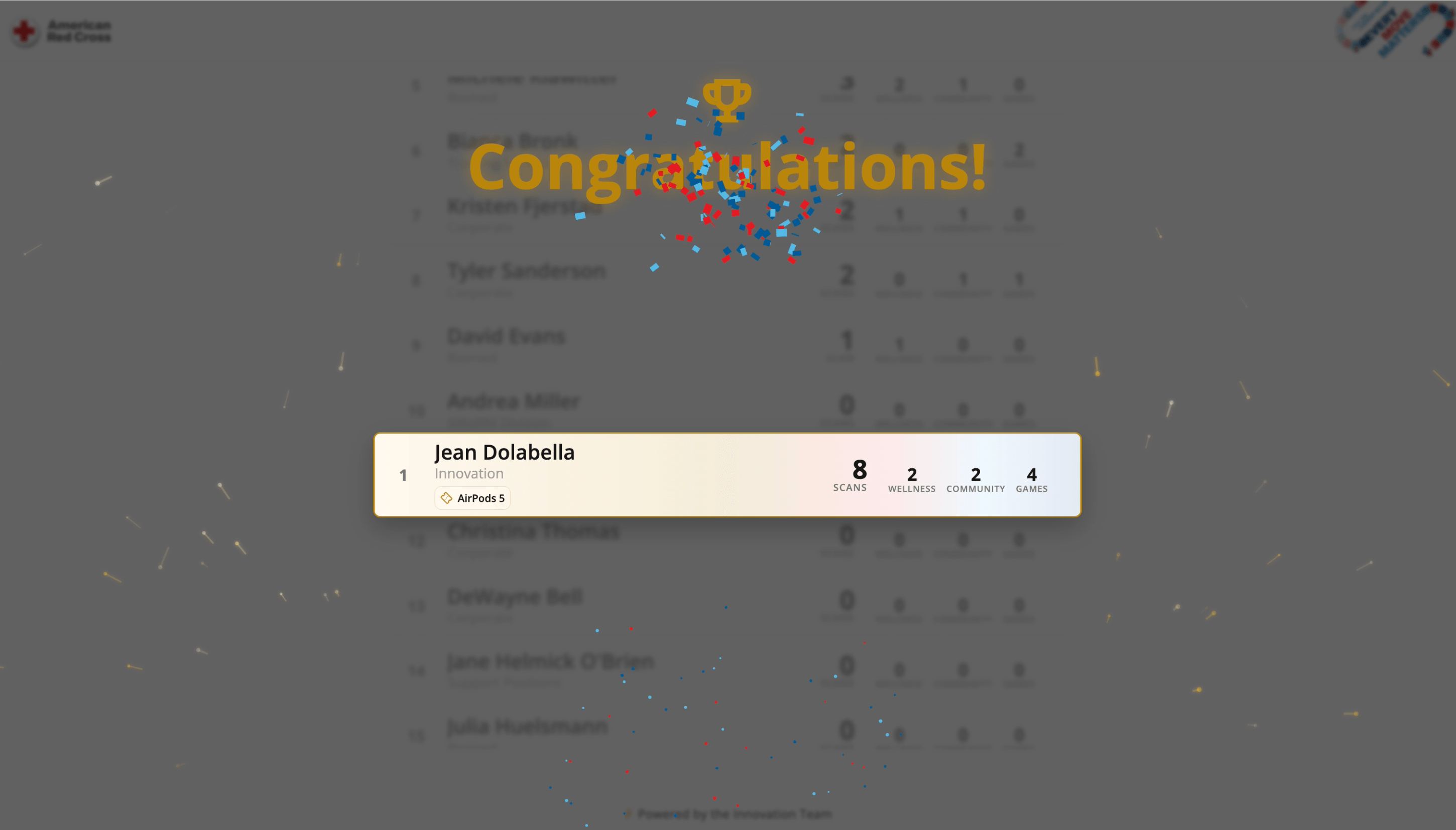 Winner announcement