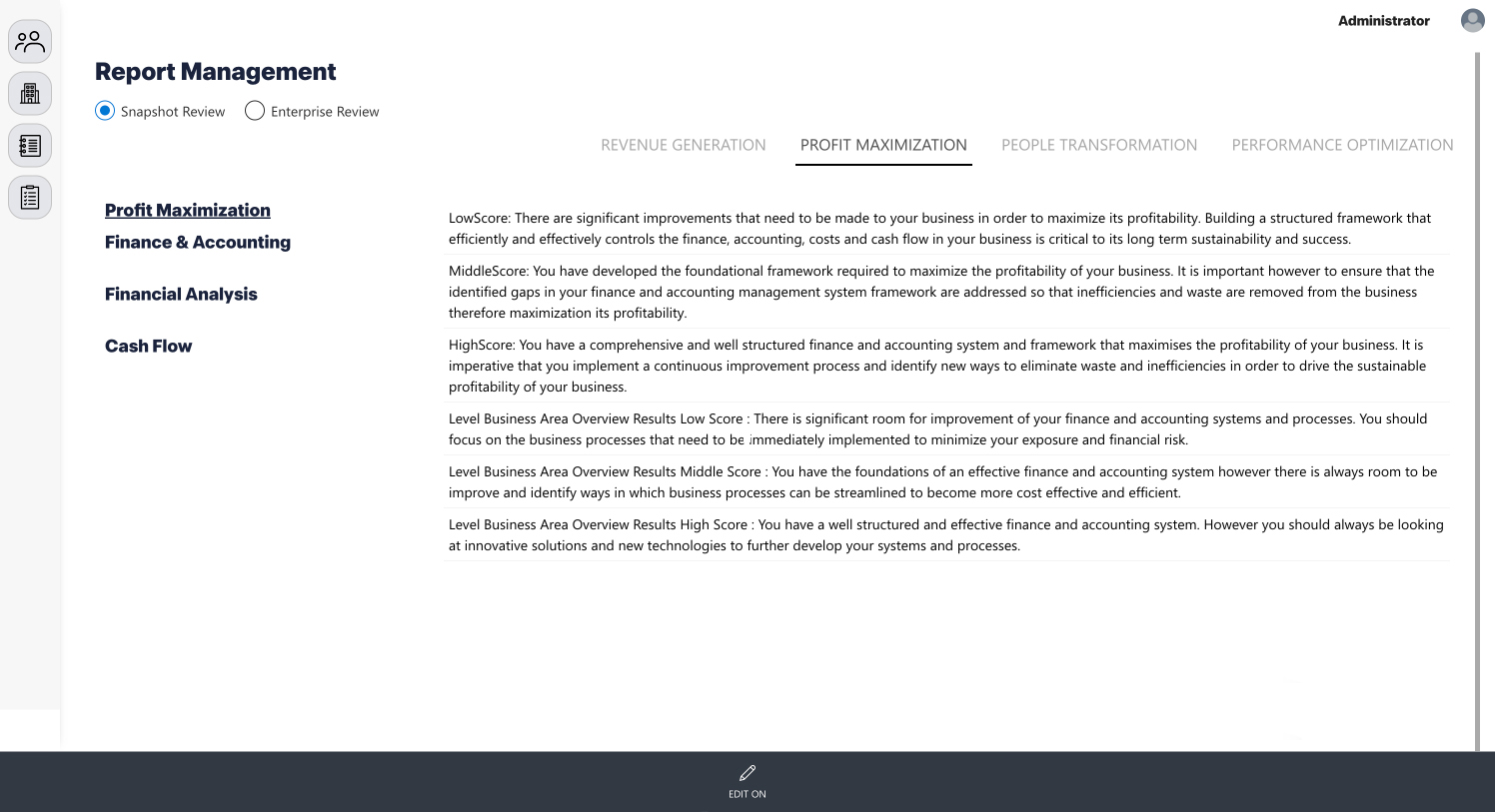 Your Complete Business Compass: Report management