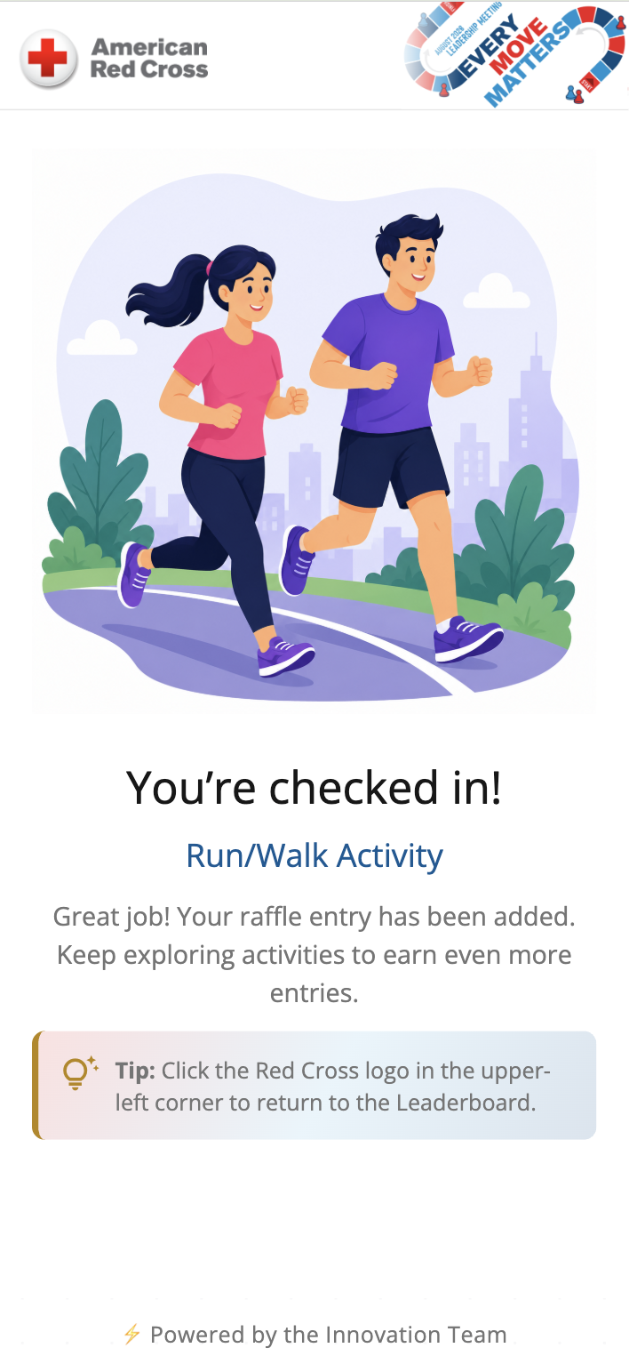 A run or walk becomes a raffle entry.