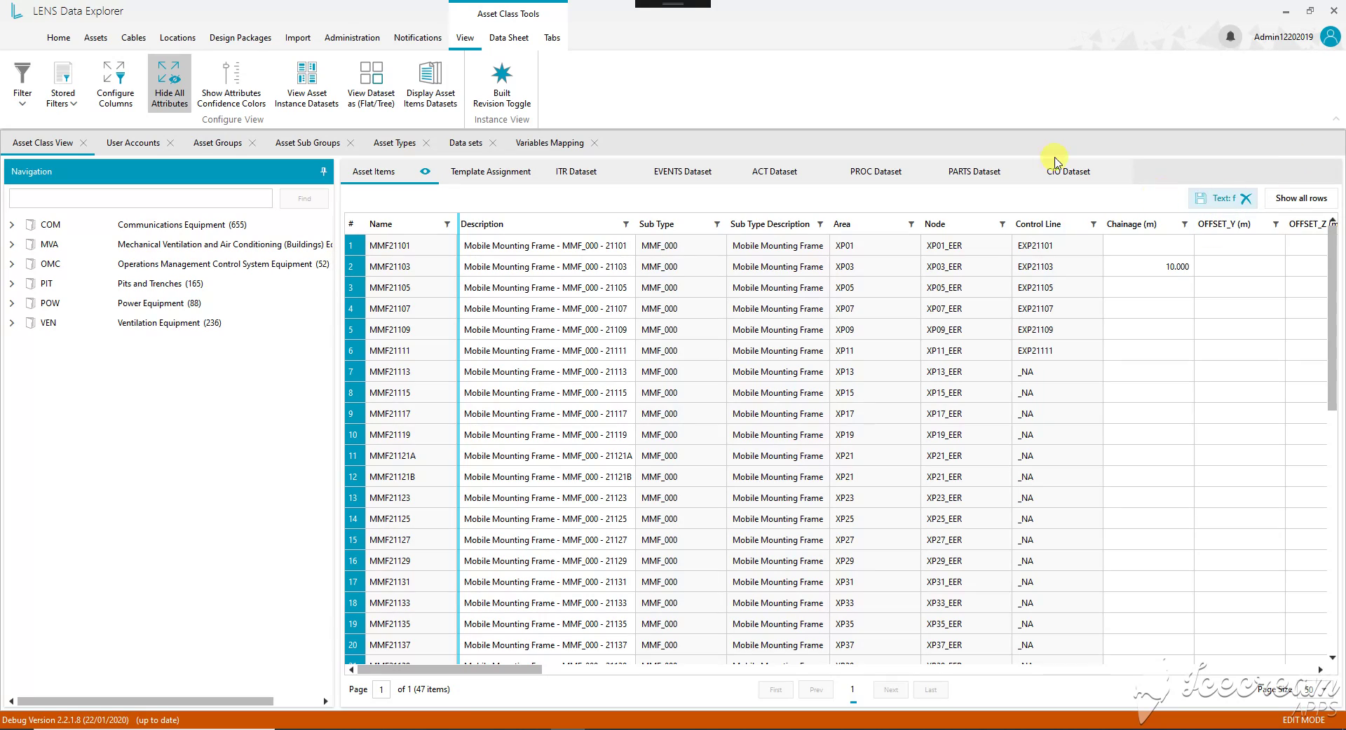 Active filters above the register
