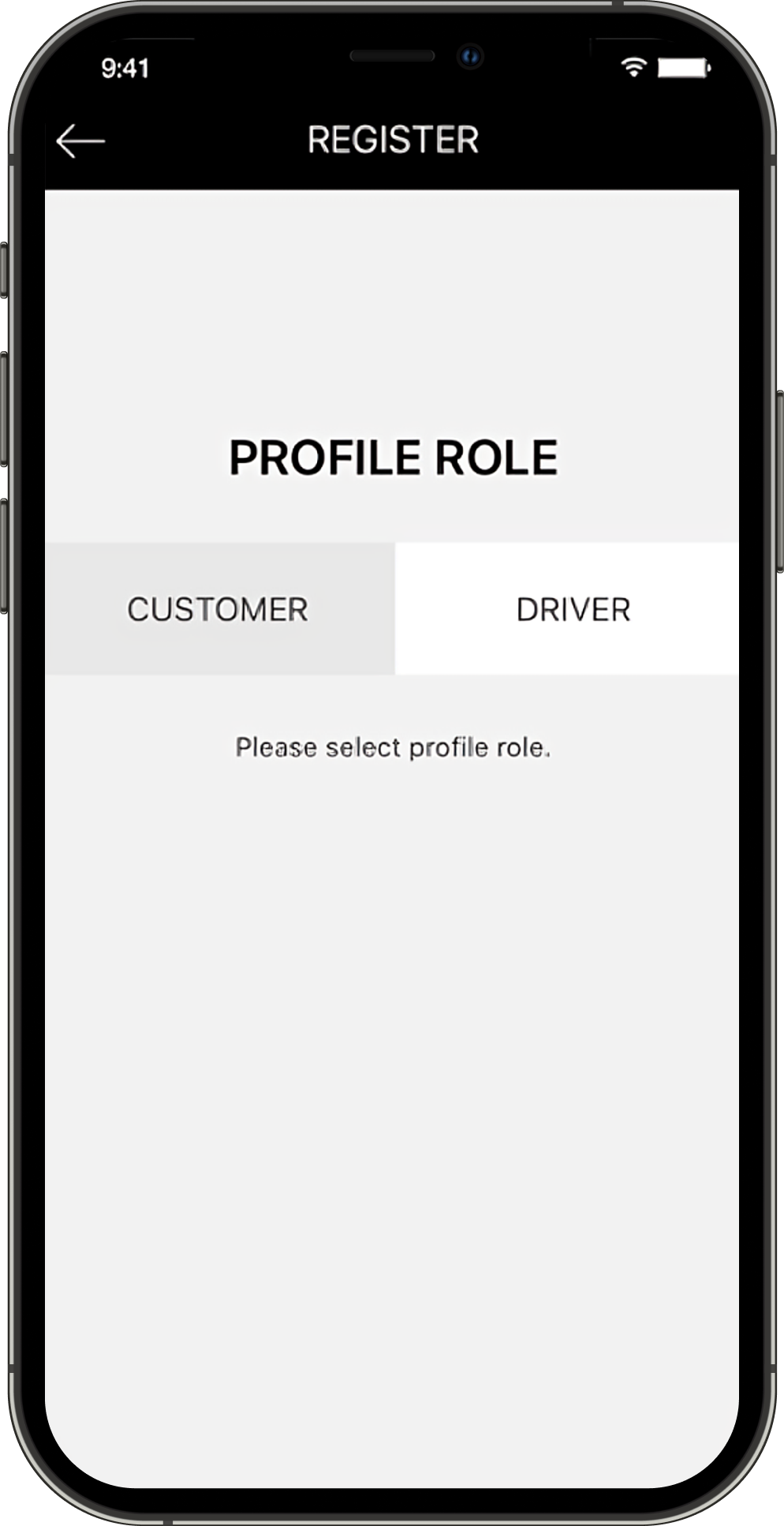 Taxi DEALS: Choose your role